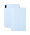 For Xiaomi Pad 5 / Pad 5 Pro Solid Color Magnetic Horizontal Flip Leather Case with Holder(Sky Blue)