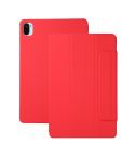 For Xiaomi Pad 5 / Pad 5 Pro Solid Color Magnetic Buckle Horizontal Flip Leather Case with Holder(Red)