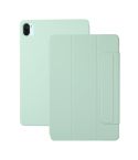 For Xiaomi Pad 5 / Pad 5 Pro Solid Color Magnetic Buckle Horizontal Flip Leather Case with Holder(Mint Green)