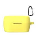 Wireless Earphone Silicone Protective Case with Hook for JBL T280TWS X(Yellow)