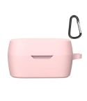 Wireless Earphone Silicone Protective Case with Hook for JBL T280TWS X(Pink)