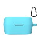 Wireless Earphone Silicone Protective Case with Hook for JBL T280TWS X(Mint Green)