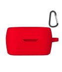 Wireless Earphone Silicone Protective Case with Hook for JBL T280TWS X(Red)