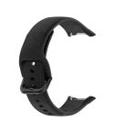 For OPPO Watch Free NFC Version Sport Silicone Watch Band(Black)