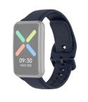 For OPPO Watch Free NFC Version Sport Silicone Watch Band(Ink Blue)