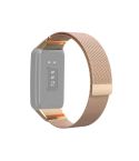 For OPPO Watch Free NFC Milan Magnetic Metal Watch Band(Rose Gold)