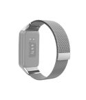 For OPPO Watch Free NFC Milan Magnetic Metal Watch Band(Grey)