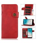For OnePlus 10 Pro KHAZNEH Dual-color Cowhide Texture Horizontal Flip Leather Phone Case with Holder & Card Slots & Wallet & Photo Frame(Red)