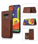 For LG Stylo 6 Calf Texture Magnetic Phone Case(Coffee)