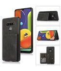 For LG Stylo 6 Calf Texture Magnetic Phone Case(Black)