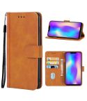 Leather Phone Case For Leagoo S9(Brown)