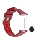 For Polar Vantage V2 Two-color Silicone Watch Band(Red)
