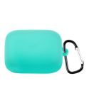 For OnePlus Buds Pro Silicone Earphone Protective Case with Hook(Mint Green)