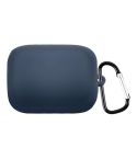 For OnePlus Buds Pro Silicone Earphone Protective Case with Hook(Midnight Blue)