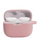 Earphone Protective Case with Hanging Buckle For JBL T130NC(Pink)