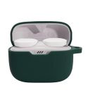 Earphone Protective Case with Hanging Buckle For JBL T130NC(Dark Green)
