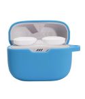 Earphone Protective Case with Hanging Buckle For JBL T130NC(Sky Blue)