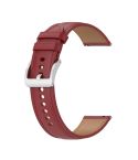 20mm Universal Genuine Leather Watch Band(Red)