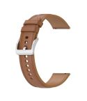 20mm Universal Genuine Leather Watch Band(Light Brown)