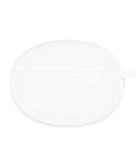 Solid Color Silicone Earphone Protective Case For OPPO Enco X2(White)