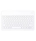 X4 Universal Round Keys Panel Spray Color Bluetooth Keyboard(White)