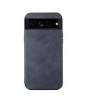 For Google Pixel 7 Pro 5G Cowhide Texture PU Phone Case(Blue)