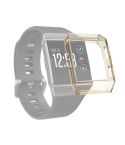 For Fitbit Ionic Full Coverage TPU Watch Case(Transparent Black)