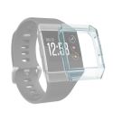 For Fitbit Ionic Full Coverage TPU Watch Case(Transparent Blue)