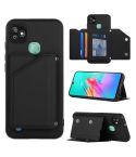 For Infinix Smart HD 2021-X612 Skin Feel PU + TPU + PC Phone Case(Black)