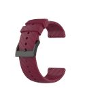 For Suunto 7 Lightning Silicone Watch Band(Red Wine)