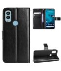 For Kyocera Android One S9 Retro Crazy Horse Texture Leather Phone Case(Black)