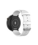For Huami Amazfit Leather Watch Band(White)