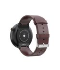 For Huami Amazfit Leather Watch Band(Brown)