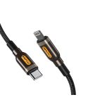 awei CL-125T Type-C / USB-C to Type-C / USB-C Fast Charging Data Cable, Length: 1m(Black)