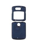 For Motorola Razr 5G Sunflower Pattern PU+TPU+PC Shockproof Phone Case(Blue)
