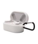 For OnePlus Buds N Wireless Earphone Silicone Protective Case with Hook(White)