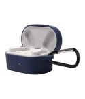 For OnePlus Buds N Wireless Earphone Silicone Protective Case with Hook(Dark Blue)