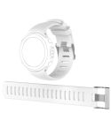For Sunnto D4 / D4i Novo Diving Watch Silicone Watch Band with Extension Strap(White)