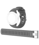 For Sunnto D4 / D4i Novo Diving Watch Silicone Watch Band with Extension Strap(Grey)