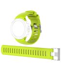 For Sunnto D4 / D4i Novo Diving Watch Silicone Watch Band with Extension Strap(Lime Green)
