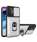 For OnePlus Nord N20 5G Sliding Camshield Card Phone Case(White)