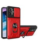 For OnePlus Nord N20 5G Sliding Camshield Card Phone Case(Red)