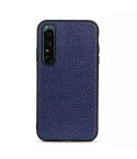 For Sony Xperia 1 IV Litchi Texture Genuine Leather Phone Case(Blue)