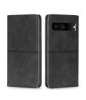 For Google Pixel 7 5G Cow Texture Magnetic Horizontal Flip Leather Phone Case(Black)