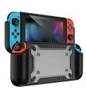 Game Handle Gamepad TPU+PC Protective Case for Switch OLED(Black)