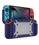 Game Handle Gamepad TPU+PC Protective Case for Switch OLED(Blue)