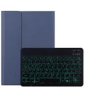 For Lenovo Tab M10 HD Gen 2 Backlight Bluetooth Keyboard Leather Tablet Case(Blue)