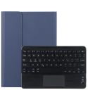 For Lenovo Tab M10 HD Gen 2 Touchpad Bluetooth Keyboard Leather Tablet Case(Blue)