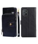 For Asus ZenFone 8 ZS590KS Zipper Bag PU + TPU Horizontal Flip Leather Phone Case(Black)