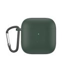 Liquid Silicone One-piece Earphone Protective Case For Redmi Buds3(Dark Night Green)